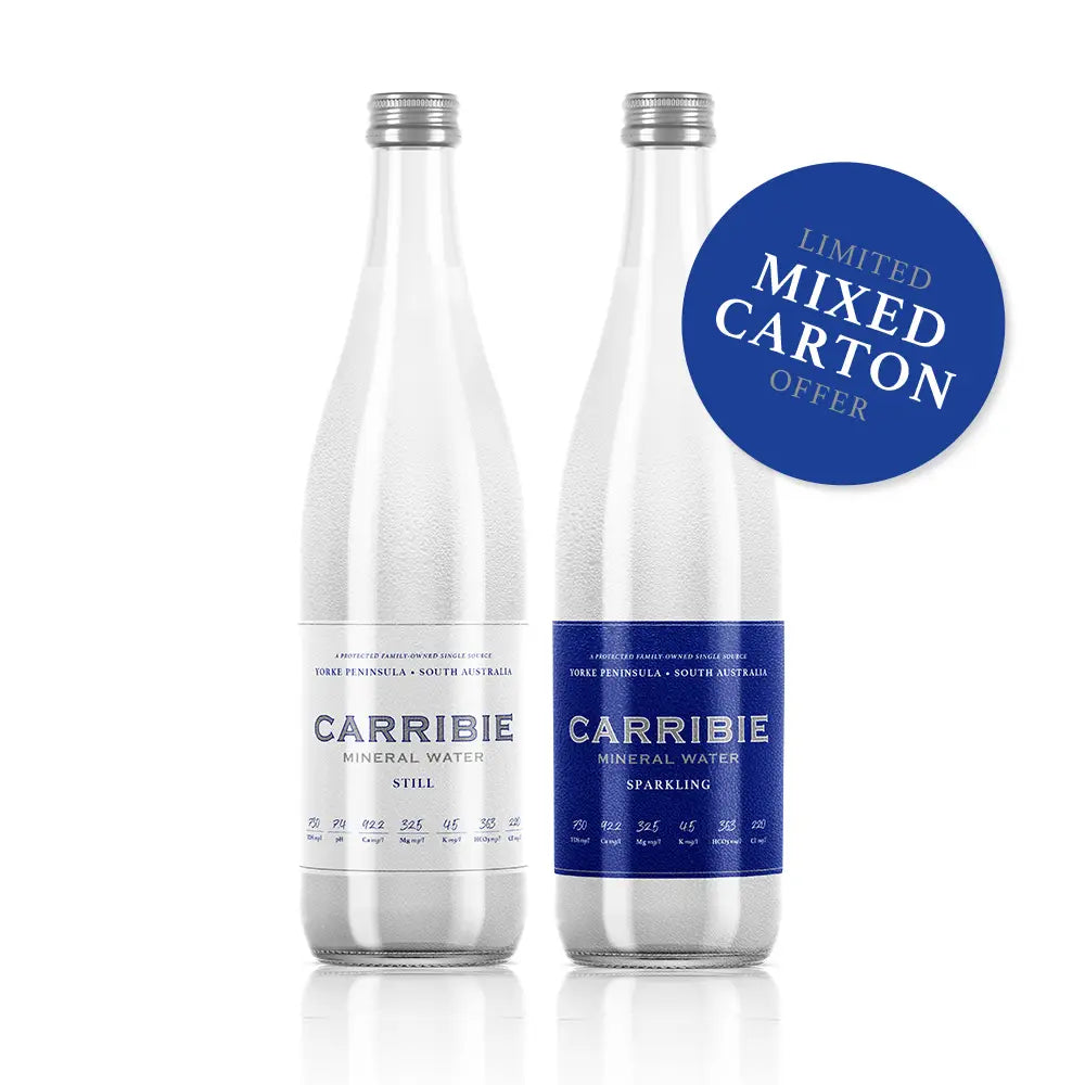 Mixed Carribie Mineral Water Sparkling & Still - Case of 12
